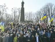 «Єдиномисліє подай і братолюбіє пошли», — Президент на Тарасовій горі нагадав слова Великого Кобзаря