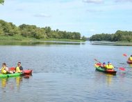 Дніпропетровська ОДА організувала два запливи на каяках для родин АТОвців (ФОТОРЕПОРТАЖ)