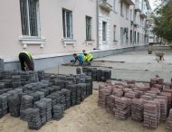 В городе ведутся работы по благоустройству