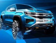 Volkswagen показал первое изображение нового Amarok